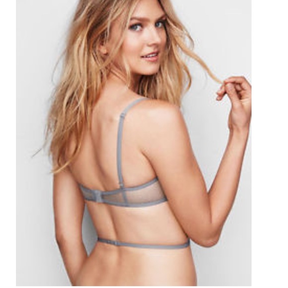 NWT VS MESH BRALETTE WITH BALLERINA FRONT STRAPS - Picture 3 of 5